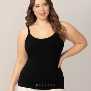 Kindred Bravely Sublime® Bamboo Maternity & Nursing Camisole Black 1X New W/ Tag